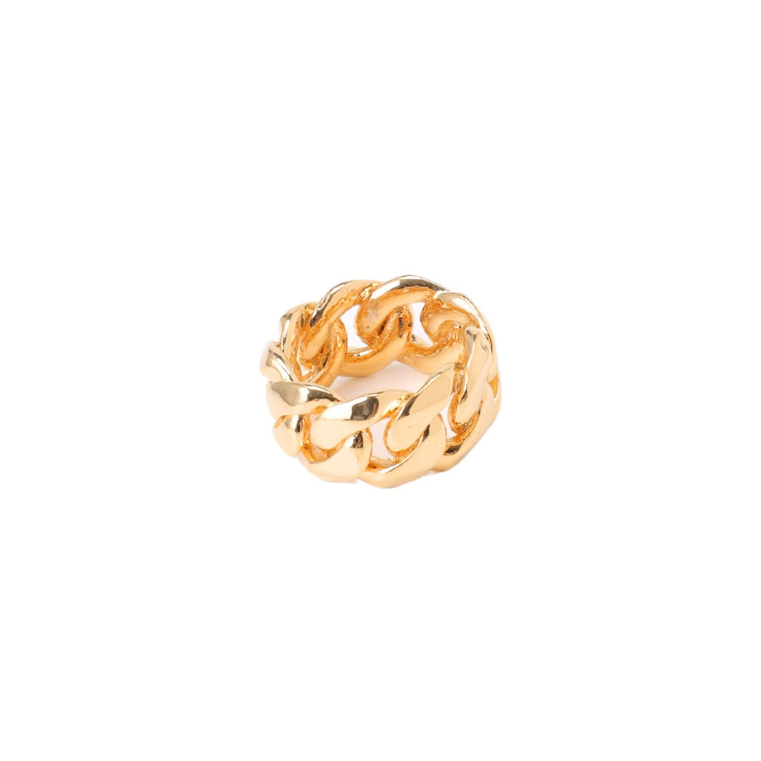 GOLDEN GILT / CUBAN LINK RING