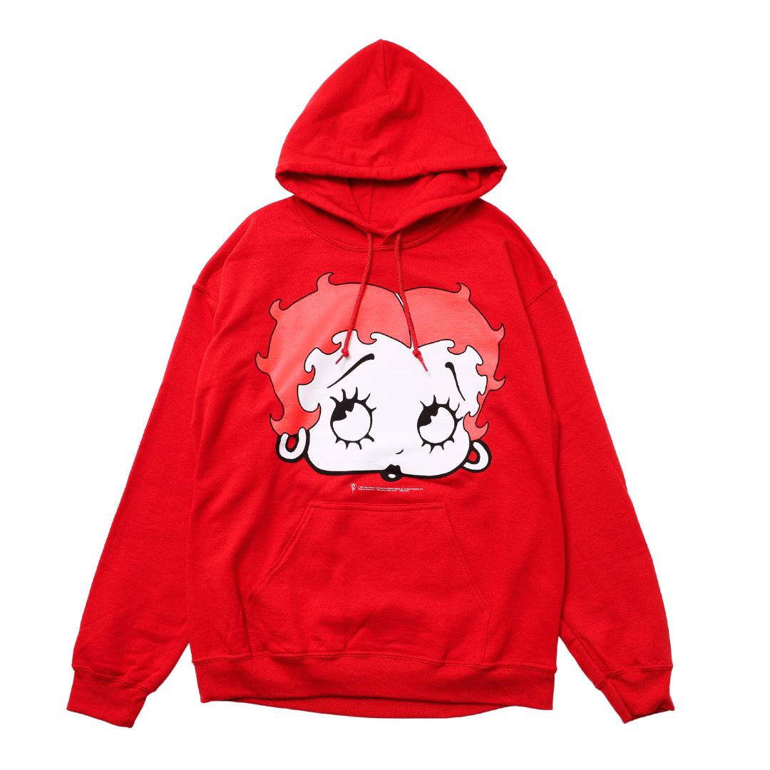 NJCROCE/7TH ANNIVERSARY BETTY BOOP HOODIE-RED