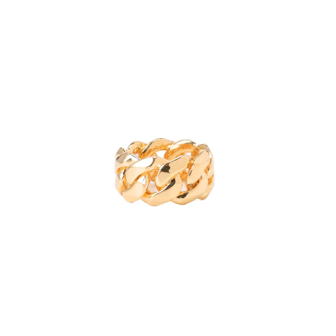 GOLDEN GILT / CUBAN LINK RING