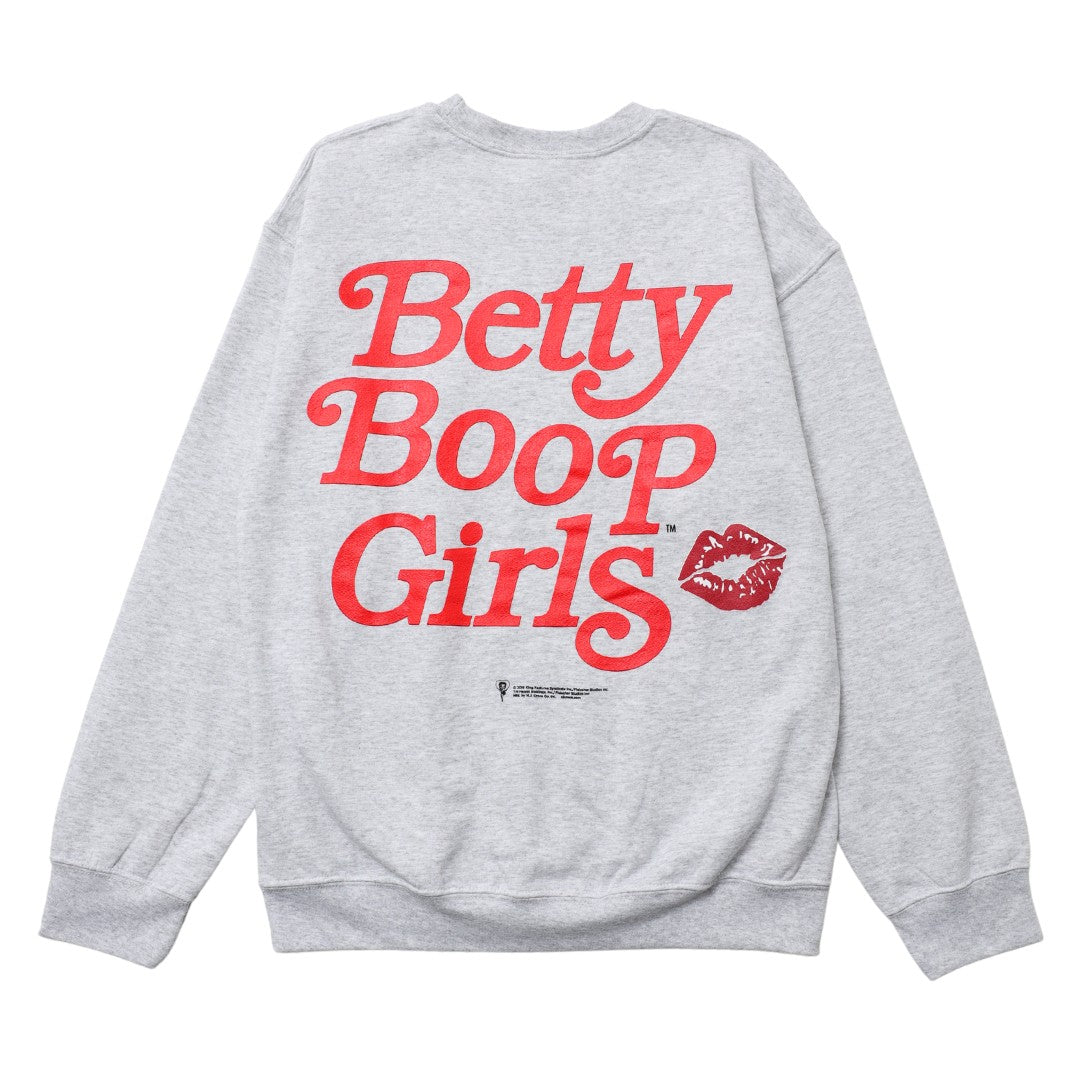 NJCROCE/BETTY BOOP GIRLS CREW SWEAT