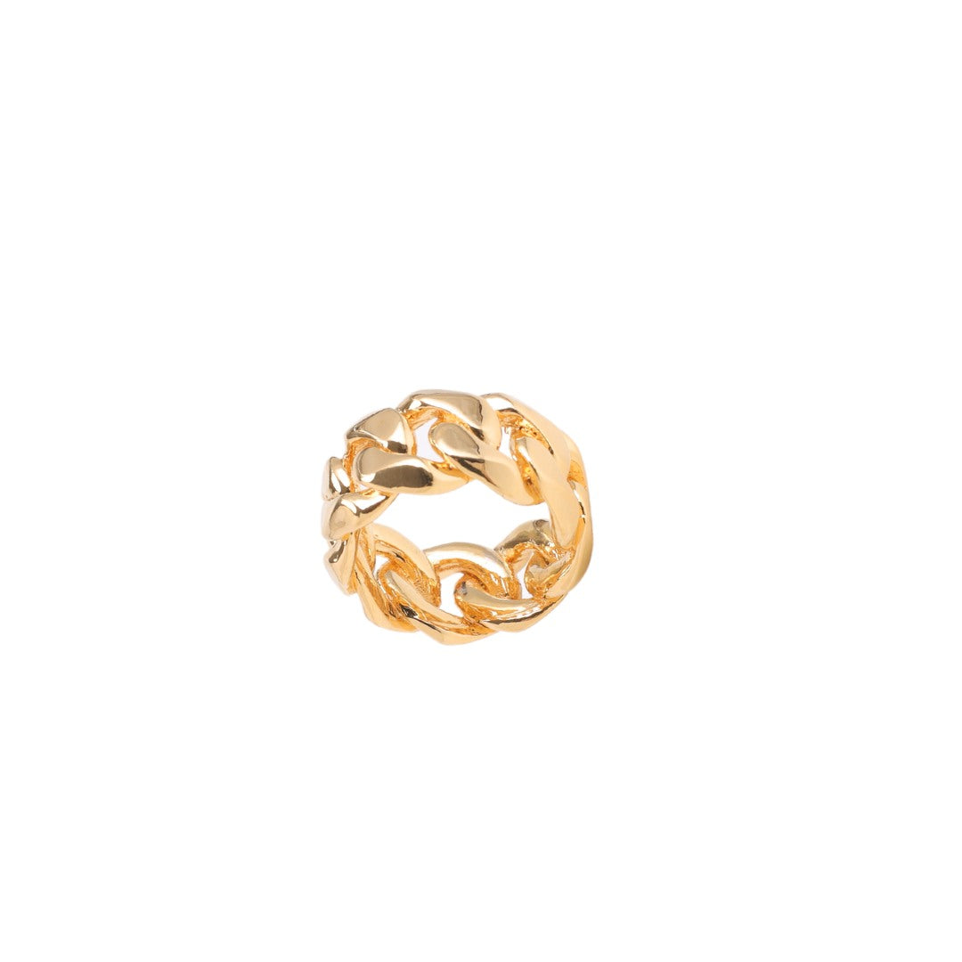 GOLDEN GILT / CUBAN LINK RING