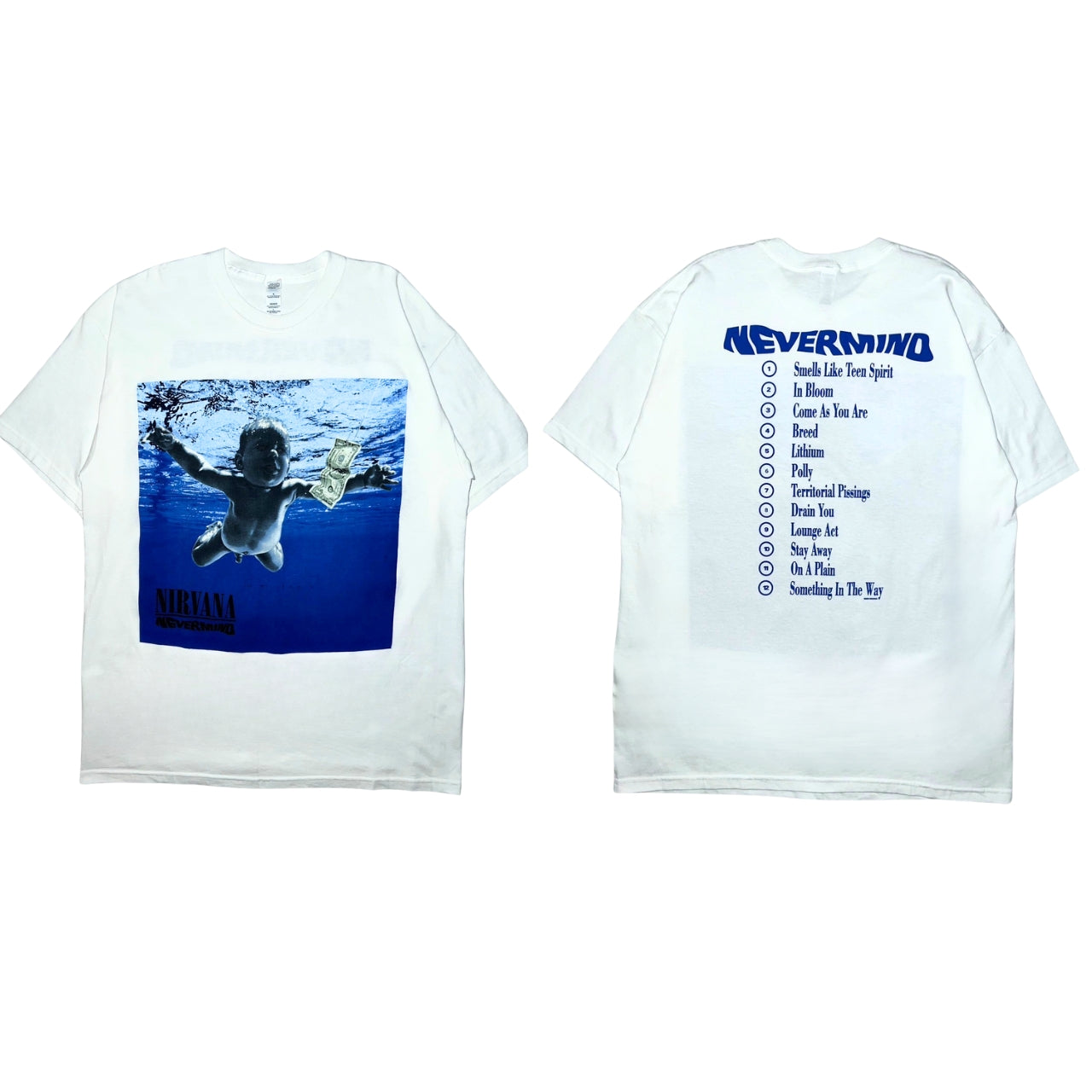 BAND TEE/ NIRVANA - WHITE