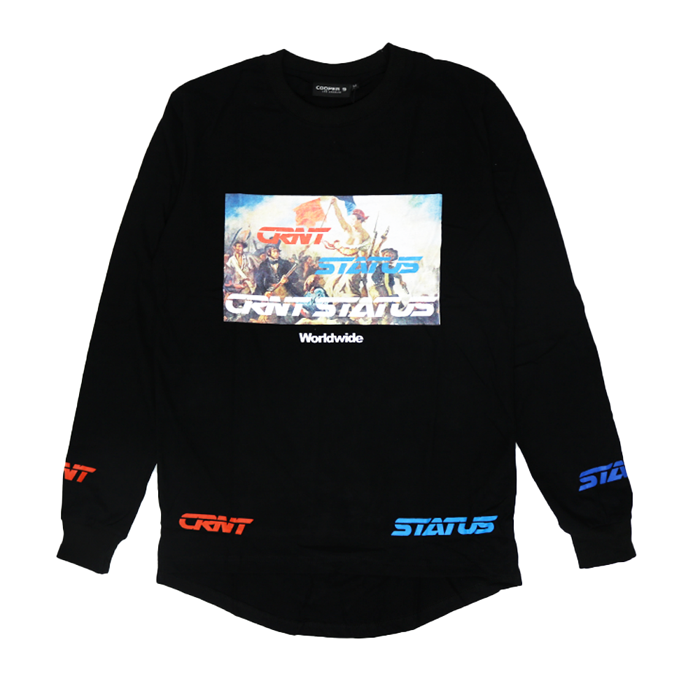 COOPER9/CRNT STATUS WORLDWIDE L/S TEE
