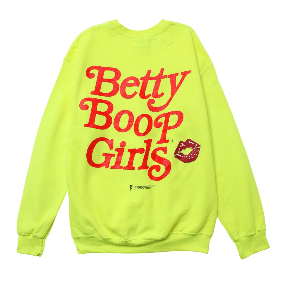 NJCROCE/BETTY BOOP GIRLS CREW SWEAT