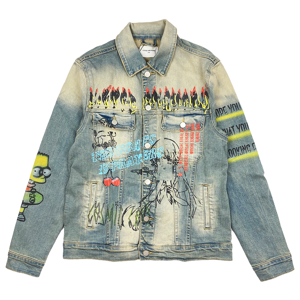 LIFTED ANCHORS/CARNIVAL DENIM JACKET