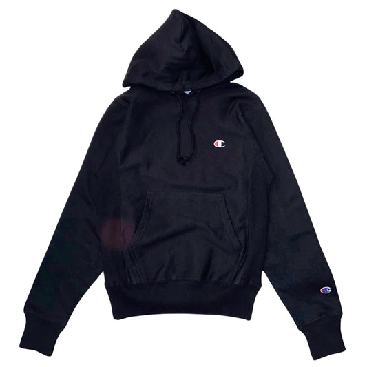 CHAMPION/BLACK-REVERS WEAVE HOODIE