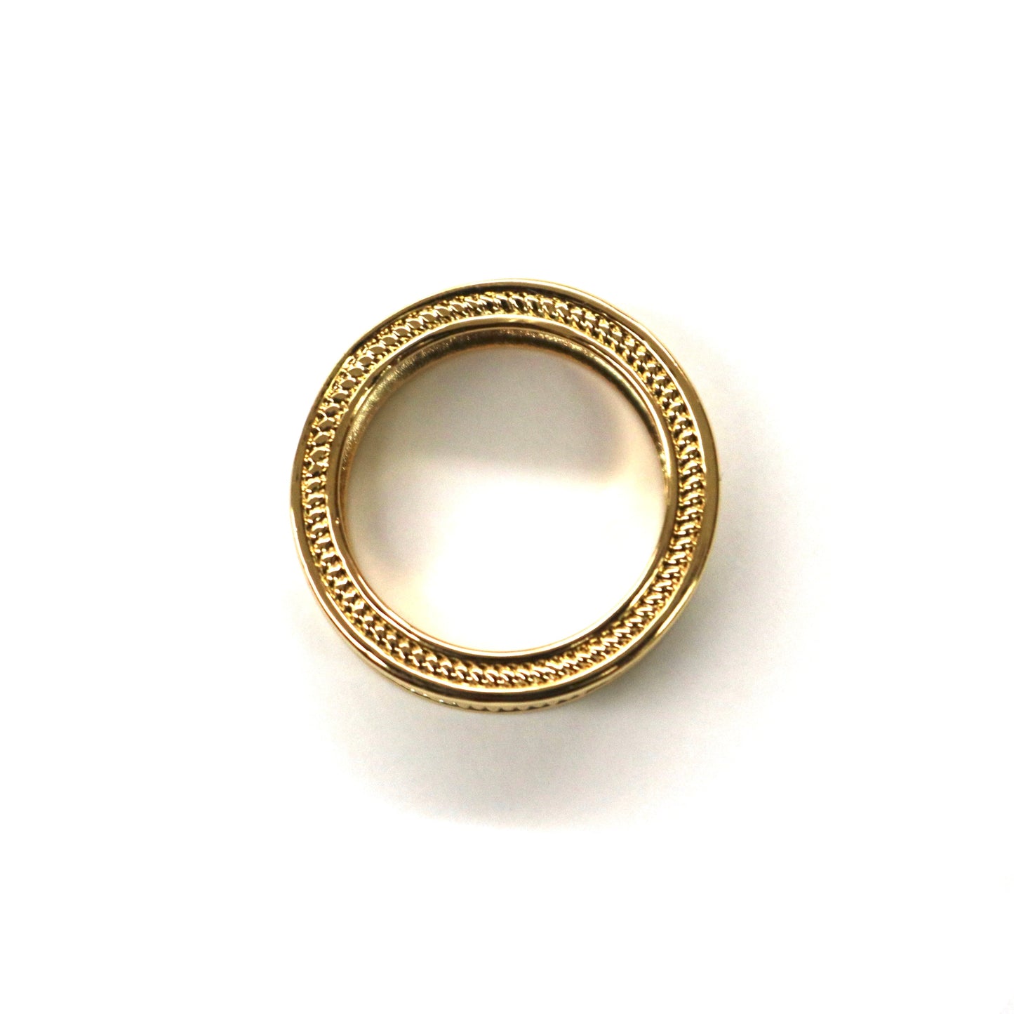 GOLDEN GILT/TRIPLE ETERNITY RING