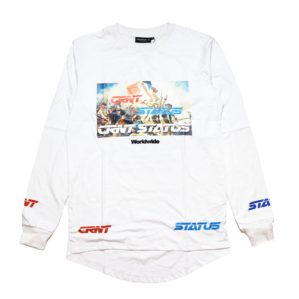 COOPER9/CRNT STATUS WORLDWIDE L/S TEE