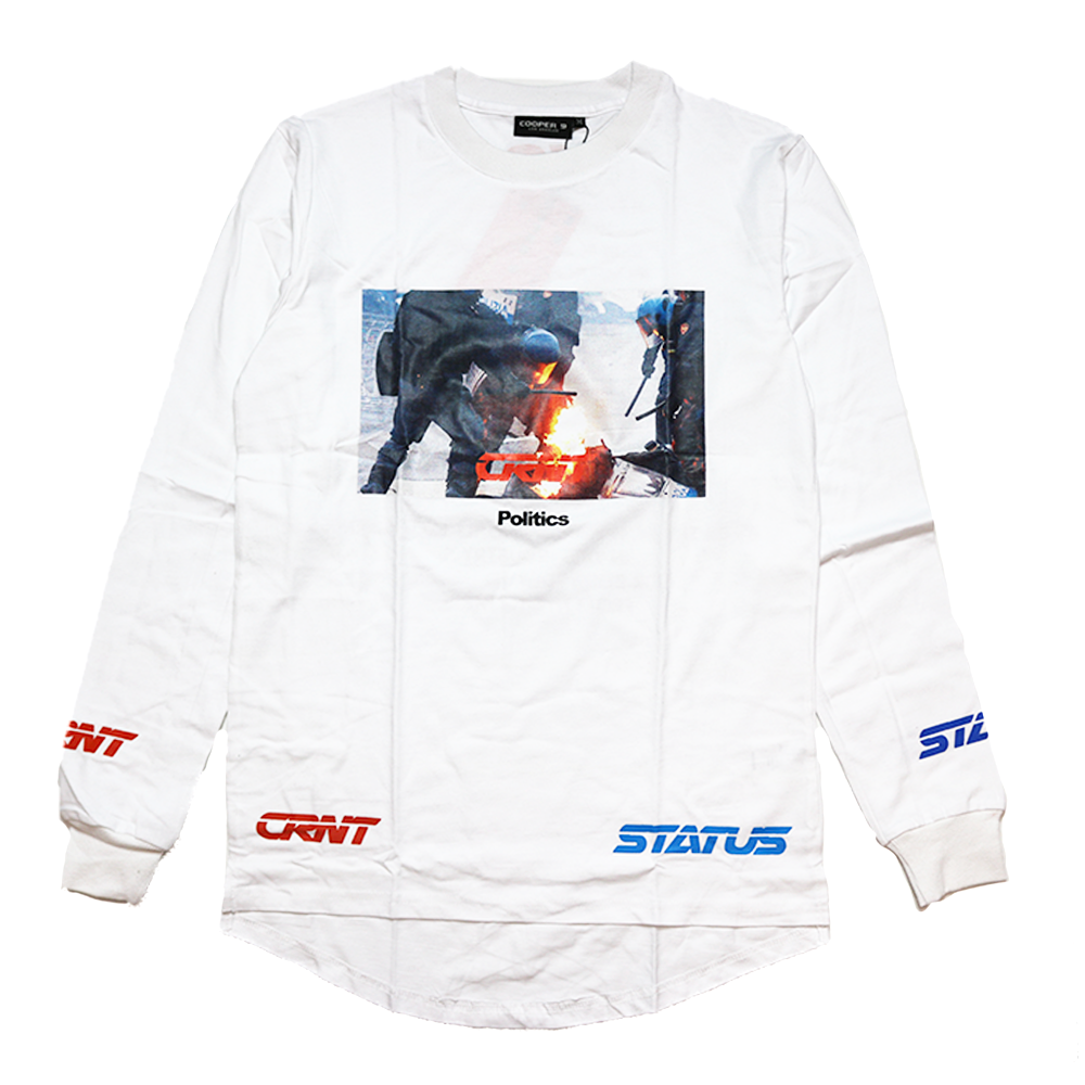 COOPER9/CRNT STATUS POLITICS L/S TEE