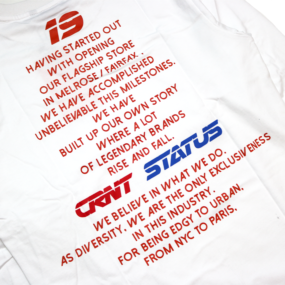 COOPER9/WHITE-CRNT STATUS HOLLYWOOD L/S TEE