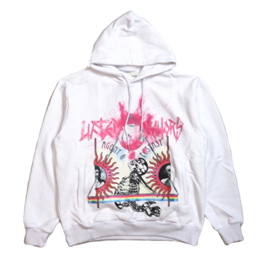 LIFTED ANCHORS/WHITE-DISCO HOODIE